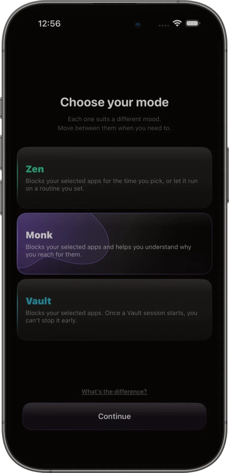 Choose your mode