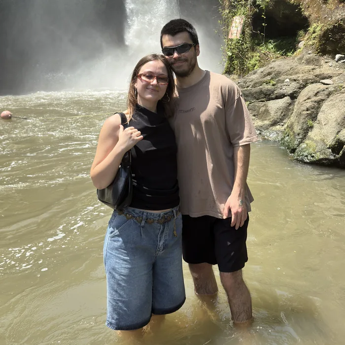 Idil and Bugra on the trip that led to Cascade